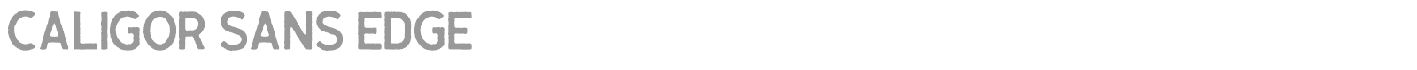 Caligor Sans font preview